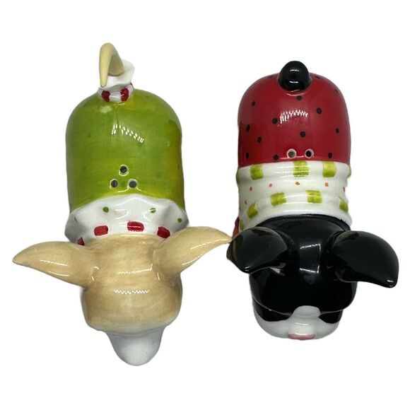 Patience Brewster Krinkles Chihuahua & Boston Terrier Salt & Pepper Shakers - Picture 4 of 14
